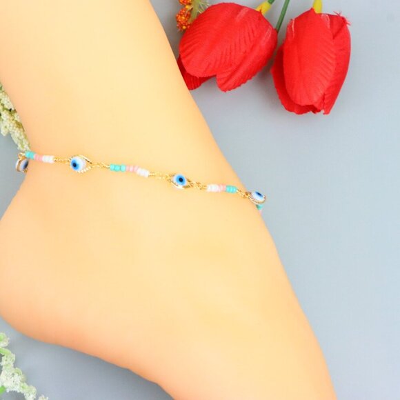 Handmade Anklet – A Stylish Choice for Women, Thoughtful Gift Idea, EVCH1895 - Picture 2 of 10